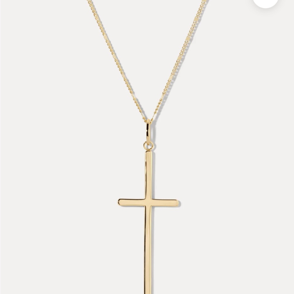 Miranda Fry Gold Cross Pendant Necklace - Women Jewelry 21-22"